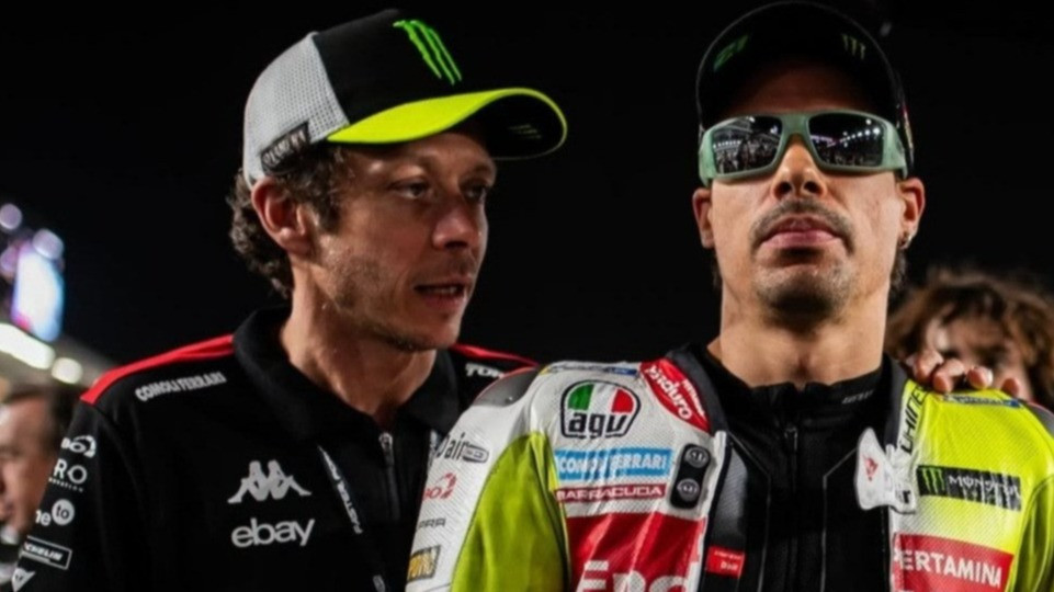 Valentino Rossi dan Franco Morbidelli