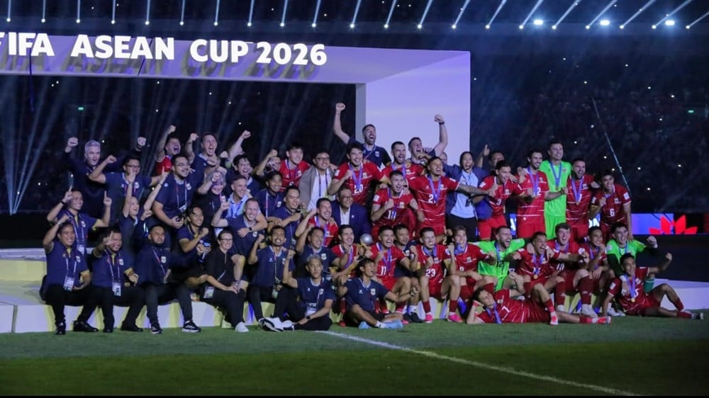 Skuad Timnas Indonesia juara FIFA ASEAN Cup 2026