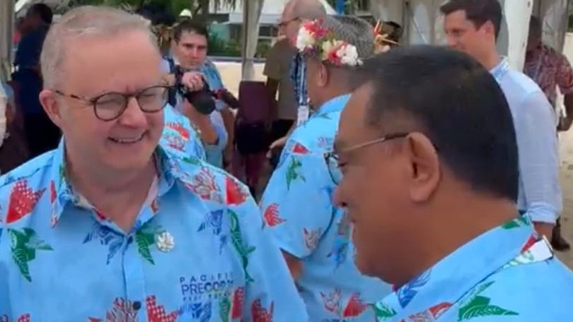 Menteri Lingkungan Hidup Jumhur Hidayat dan PM Australia Anthony Albanese