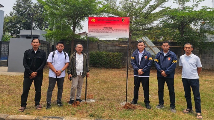 Bareskrim Pasang Plang Sita Lima Perumahan terkait Kasus PT DSI, Cegah Tindakan Pengalihan dan Pemindahtanganan