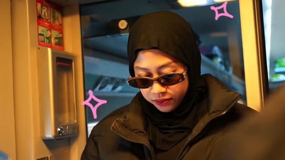 Megawati Hangestri saat liburan di Korea Selatan