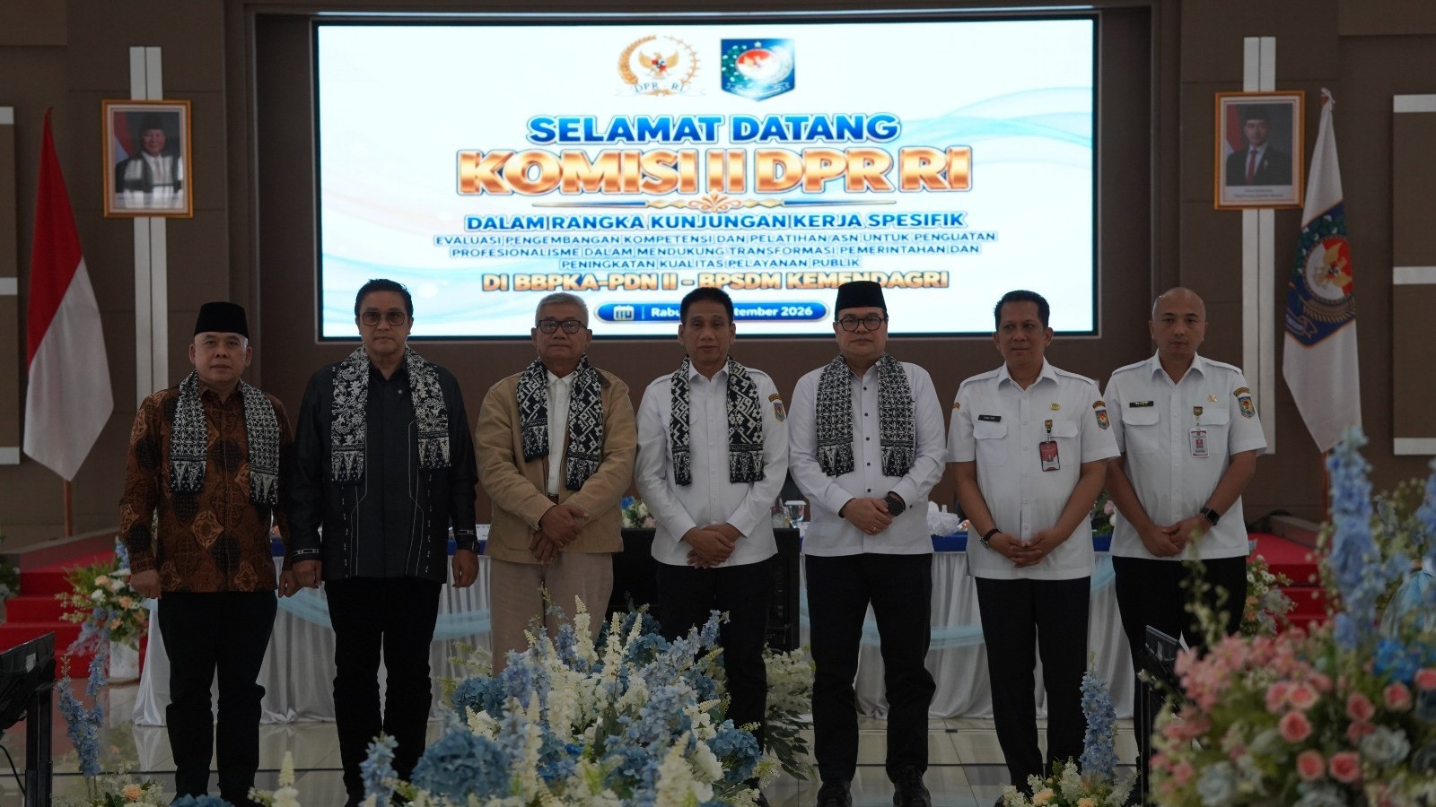 Komisi II DPR RI mengunjungi UPT BPSDM Kemendagri di Jatinangor Sumedang