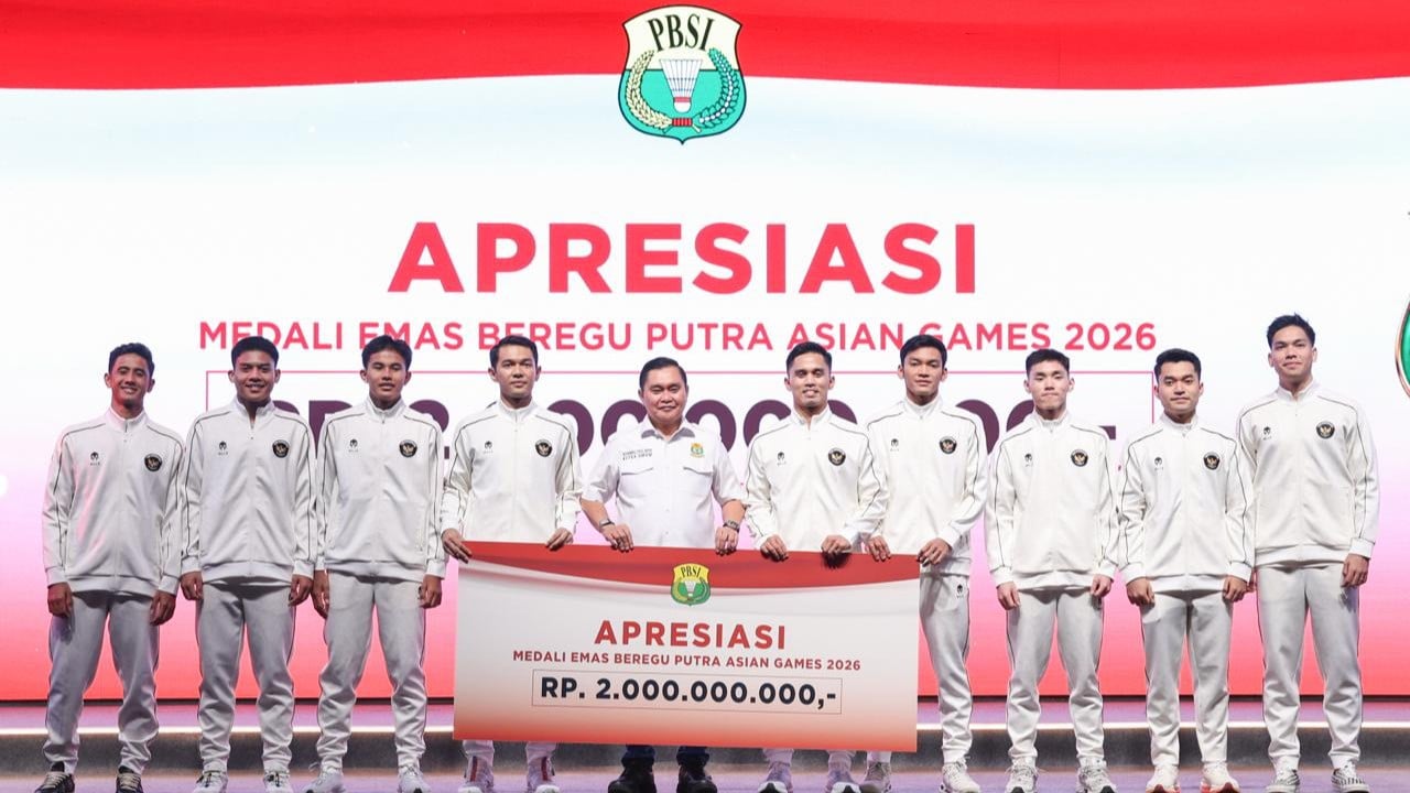 Tim Beregu Putra Indonesia Mendapat Bonus dari PBSI