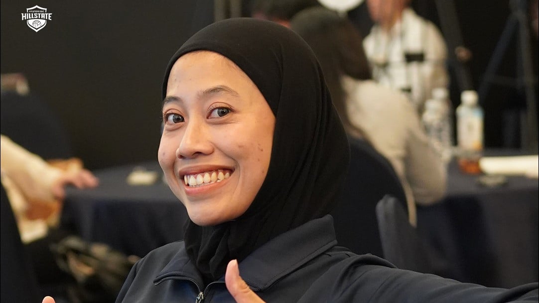 Megawati Hangestri saat wakili Hillstate di Media Day