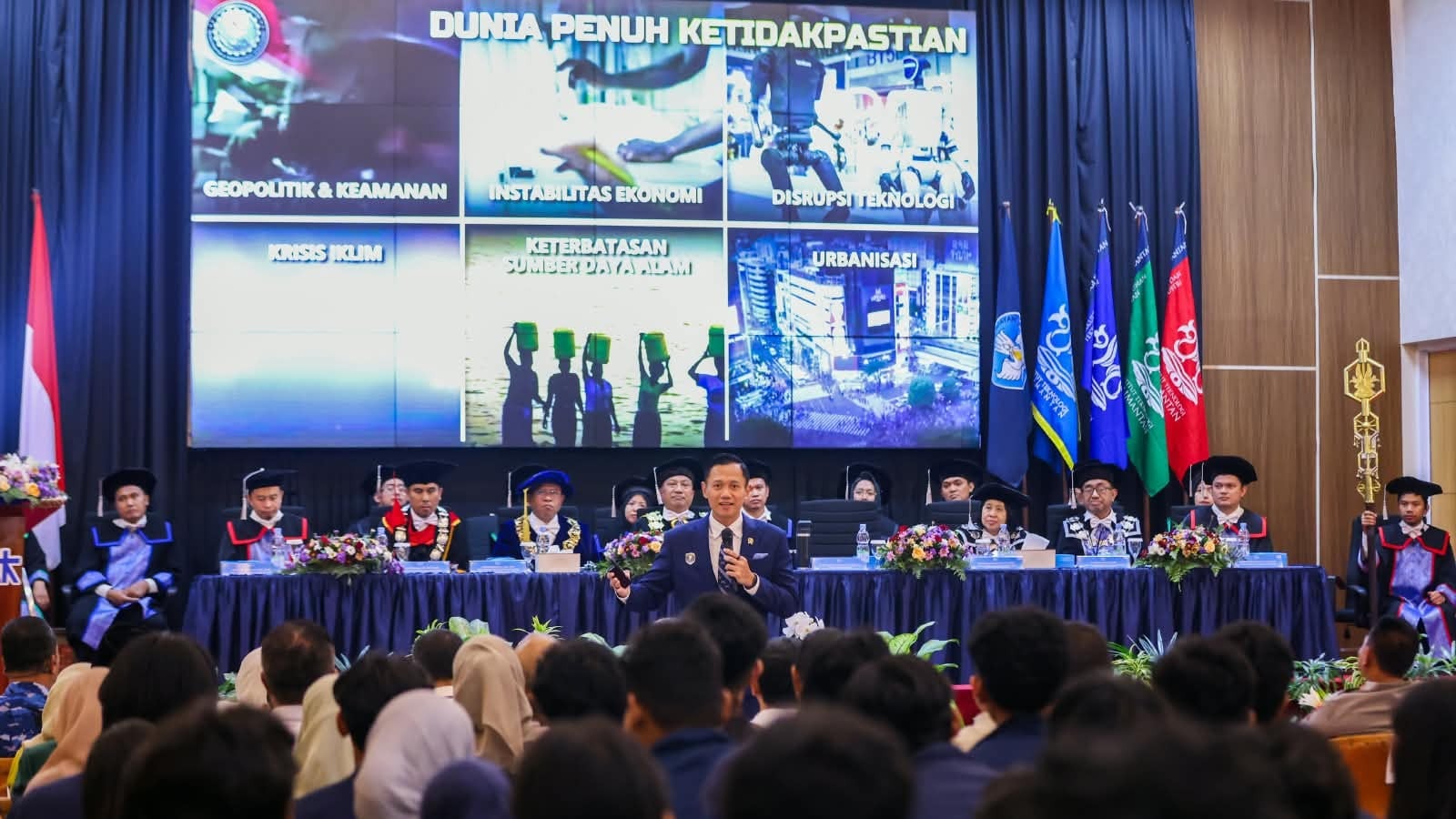 Menko AHY di Dies Natalis ke-12 ITK: Kampus Mitra Strategis Pengembangan SDM Unggul dan Infrastruktur Kalimantan