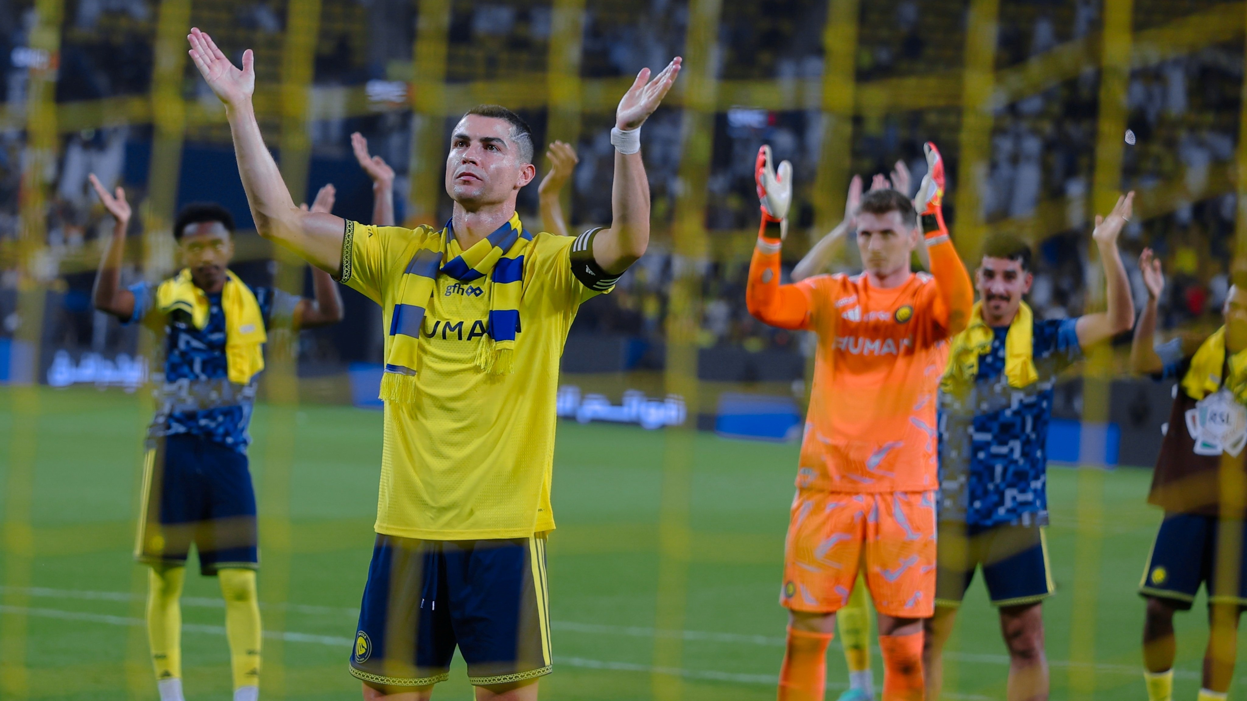 Cristiano Ronaldo usai laga Al Nassr vs Al Draih, Sabtu (10/10/2026).