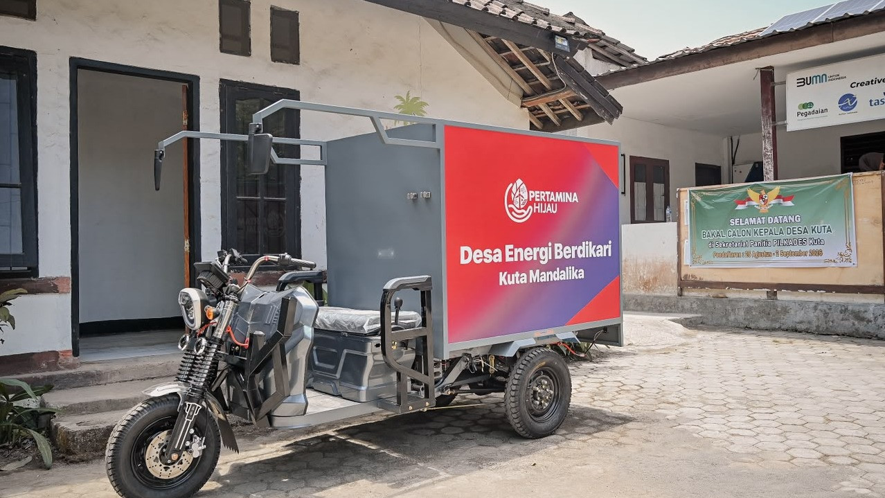 Pertamina dukung bank sampah Desa Kuta, pengelolaan sampah kawasan wisata Mandalika