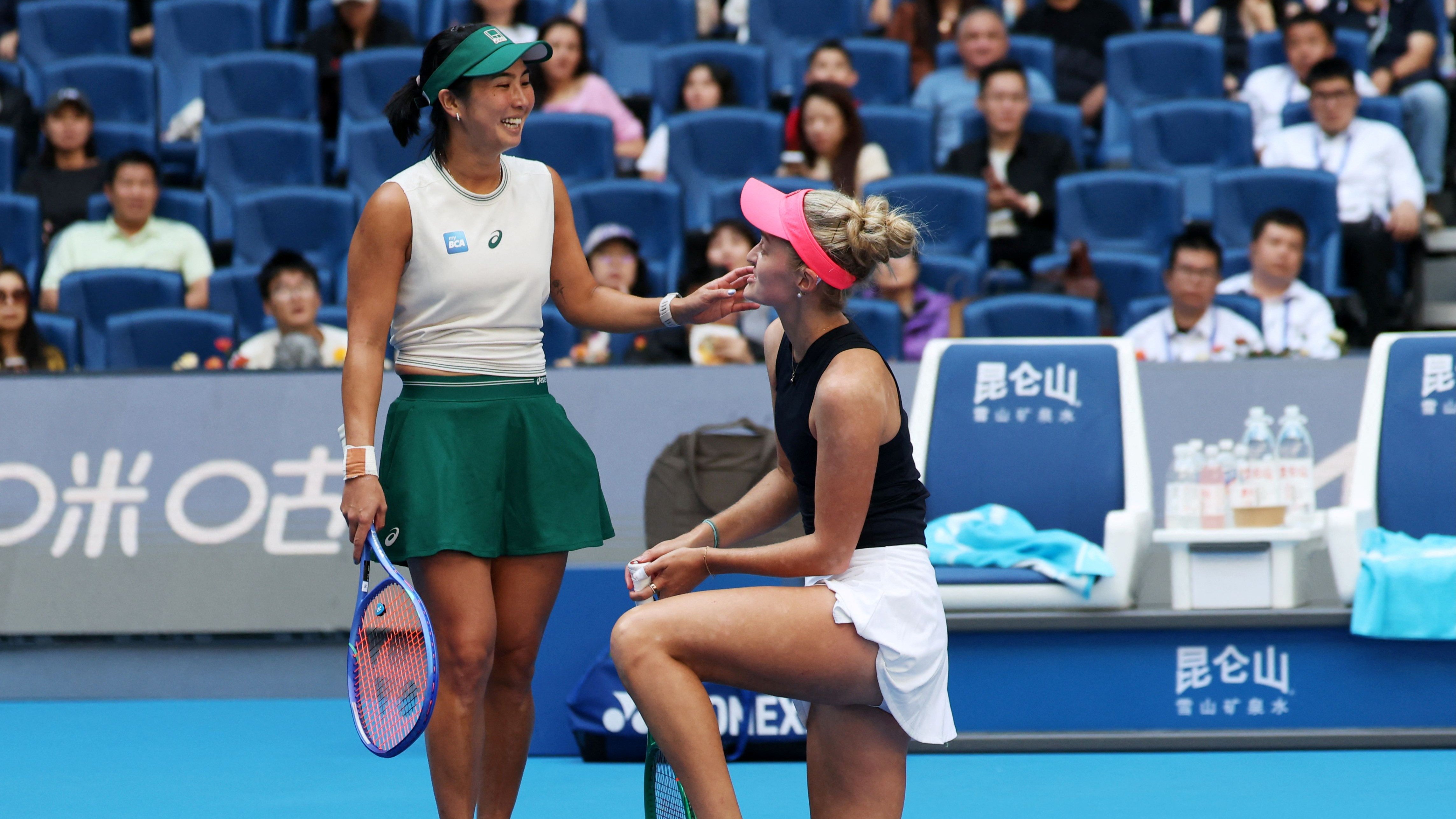 Aldila Sutjiadi dan Erin Routliffe di China Open 2026