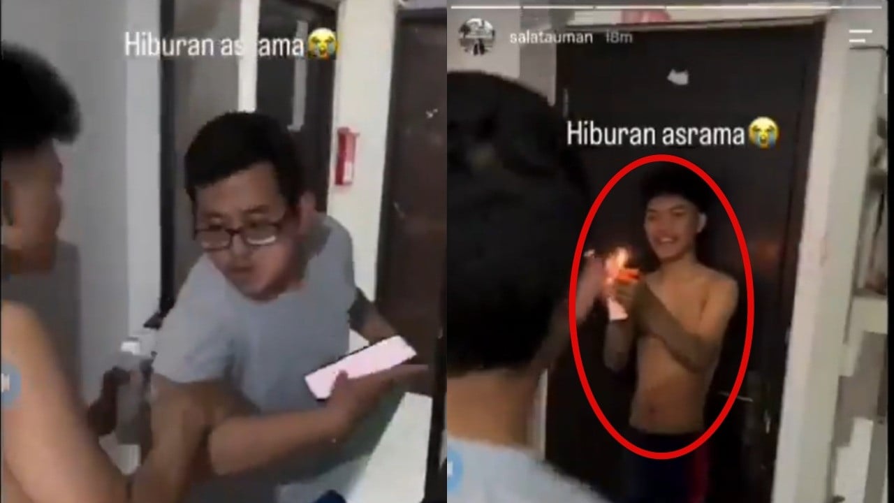 Video bullying mahasiswa baru Universitas Telkom Bandung terhadap teman satu kamar asramanya yang viral di media sosial.