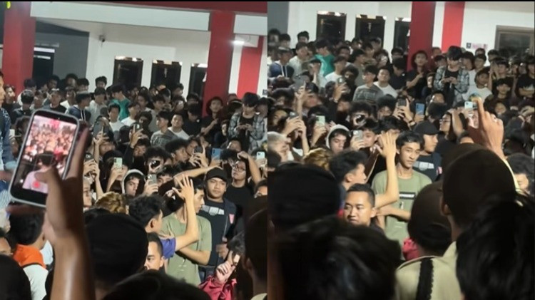 Mahasiswa geruduk asrama kampus Telkom University
