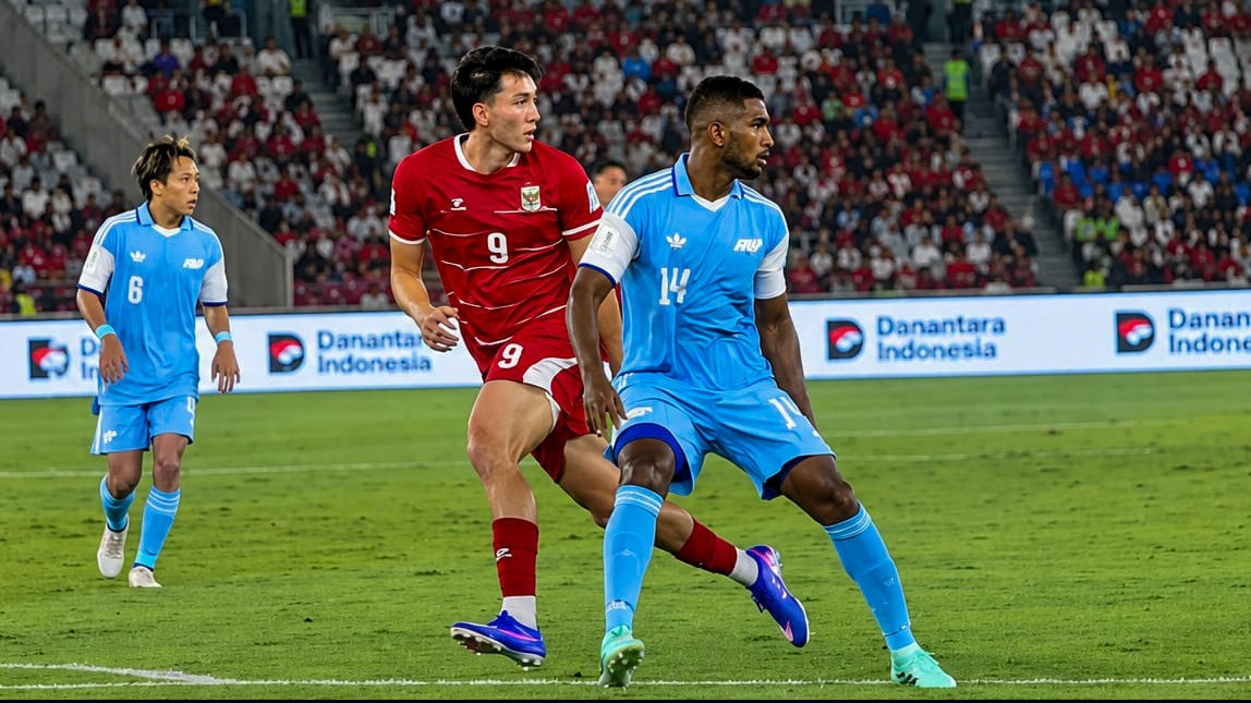 Striker Timnas Indonesia Mitchell Baker