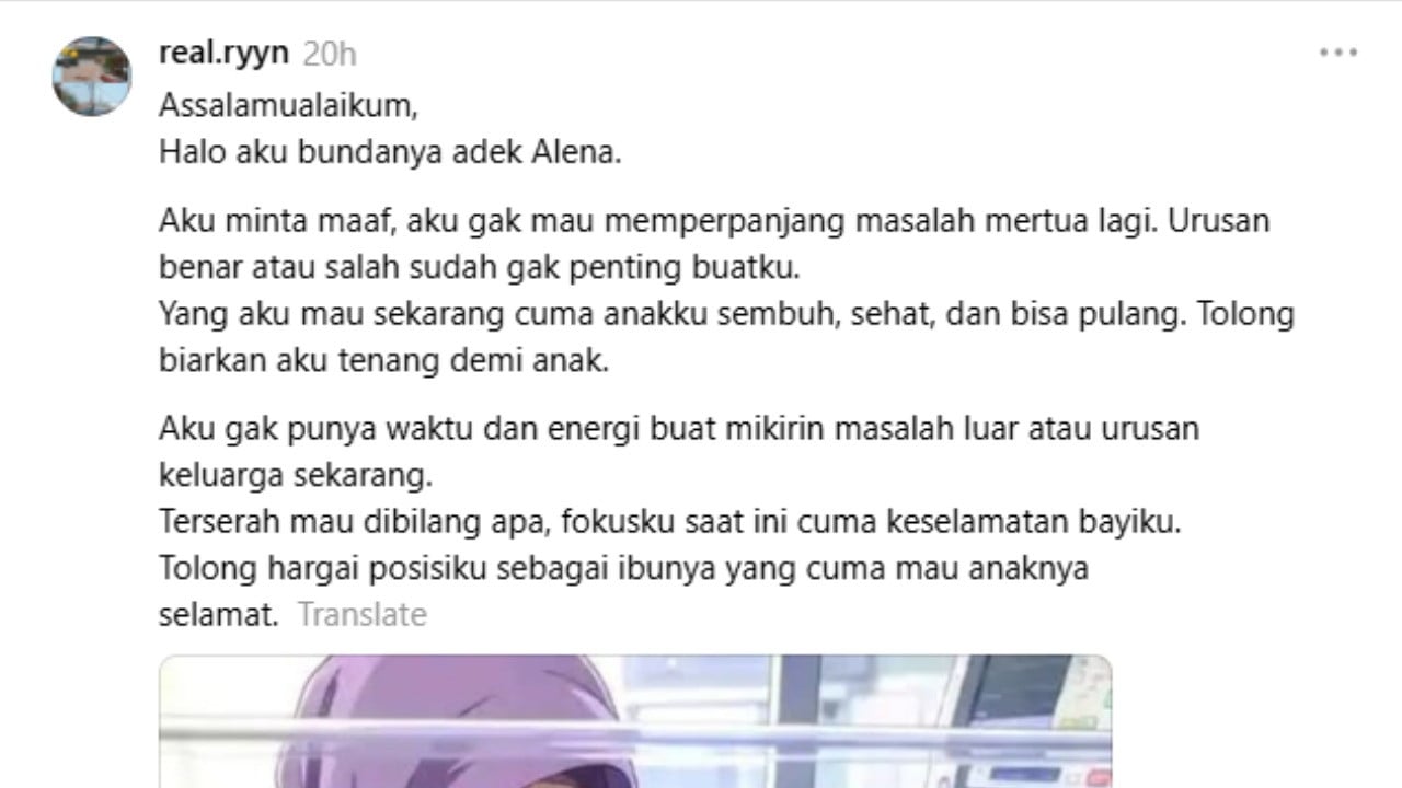 Viral Bayi 24 Hari di Surabaya Meninggal Dunia usai Dicekoki Telur Mentah oleh Neneknya, Keluarga Pihak Ibu Enggan Damai
            - galeri foto