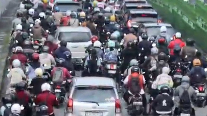 Ilustrasi - Kemacetan Jakarta.