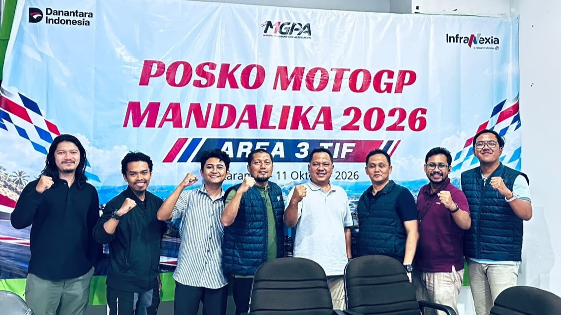 PT Telkom Indonesia berkolaborasi dengan berbagai pihak untuk menyediakan layanan infrastruktur digital di gelaran MotoGP Mandalika 2026