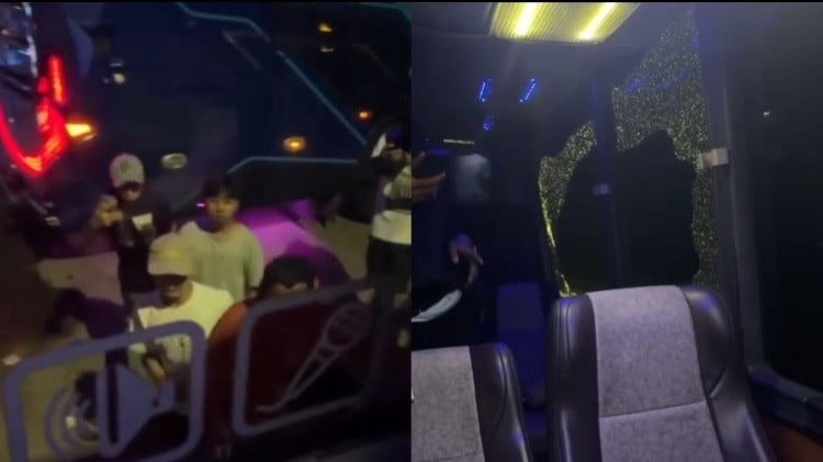 Bus EPA Persib rusak diserang oknum suporter