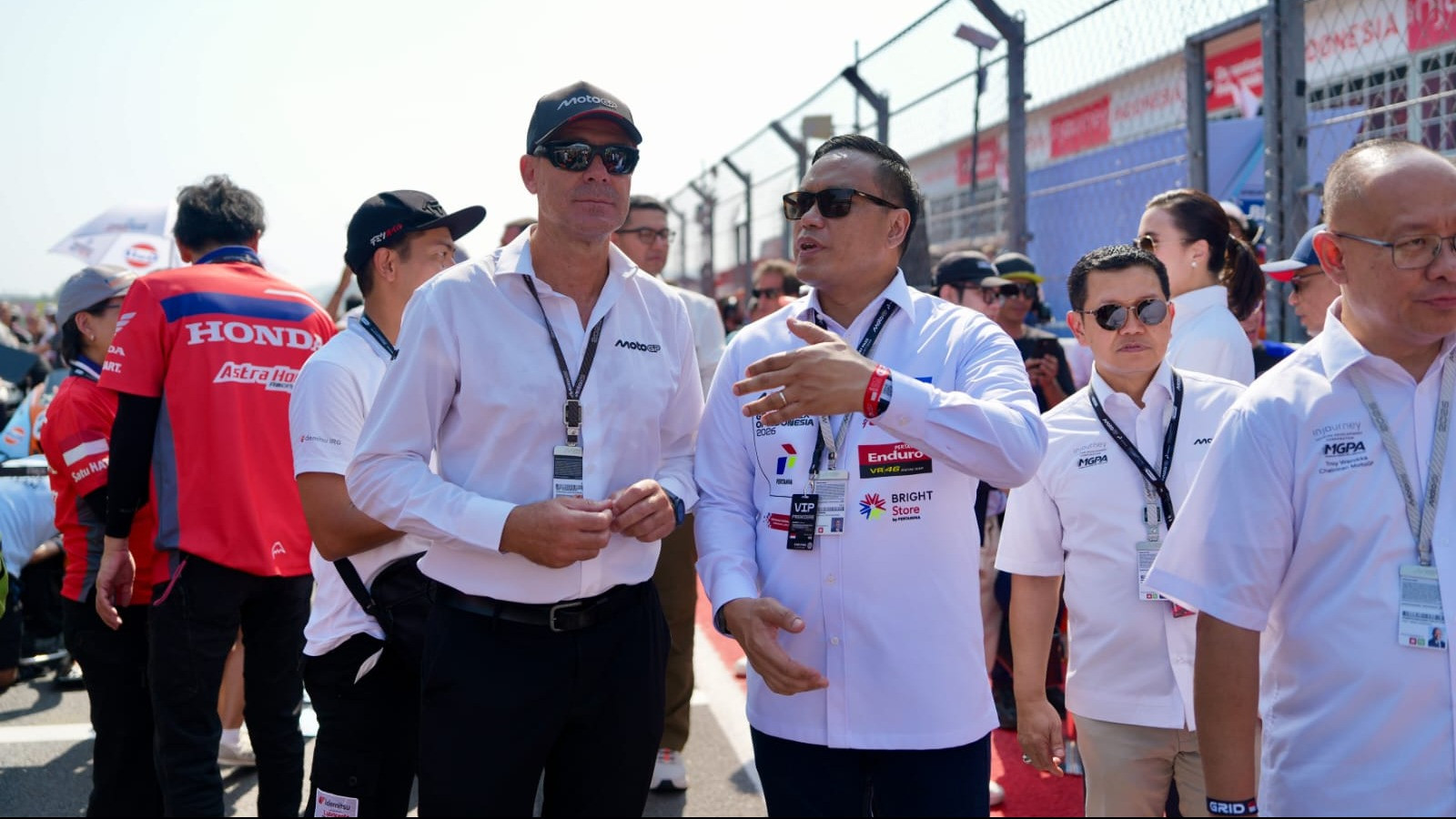 Direktur Utama Pertamina di Mandalika dalam Pertamina Grand Prix of Indonesia 2026