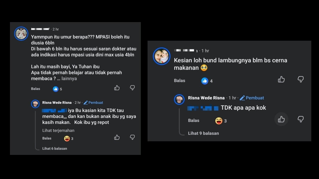 Viral Bayi 2 Bulan Dijejali Sagu Kental, Sudah Diperingatkan Netizen tapi Sang Ibu Malah Ngeyel: Kok Anda yang Repot?
            - galeri foto