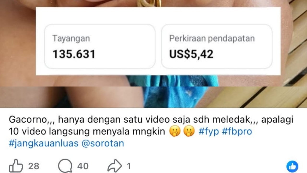Ibu yang Beri Bayi 2 Bulan Sagu Kental Asyik Pamer Cuan dari Facebook Berkat Video Viral: Gacor, Menyala
            - galeri foto