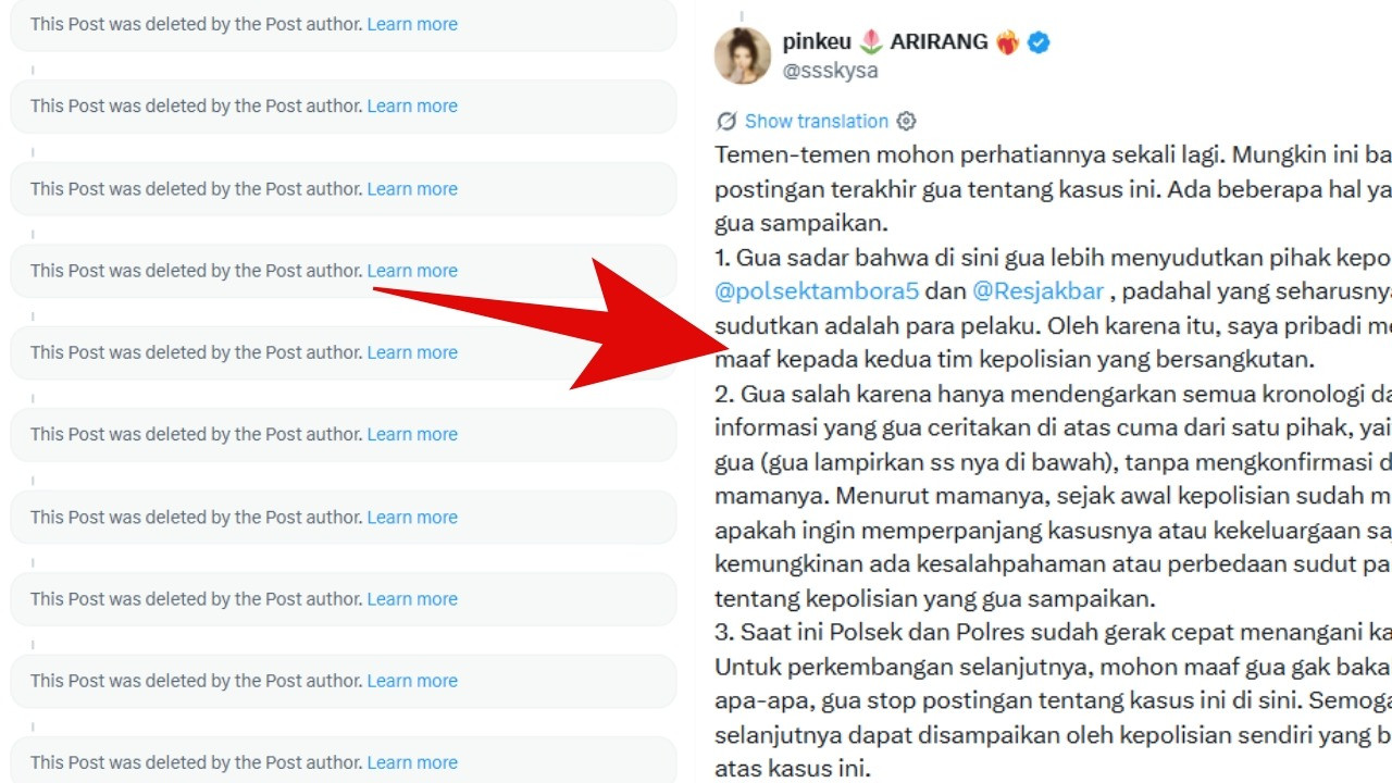 Pengunggah kasus bullying berujung penganiayaan di Tambora, Jakarta Barat sebut polsek dan polres sudah bergerak cepat mengusut kasusnya.