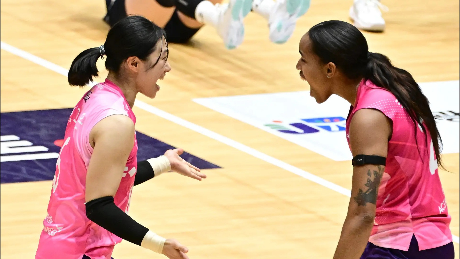 Pemain asing Pink Spiders, Yensy Kindelan, di KOVO Cup 2026.