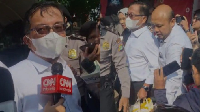 Sestama BNPB Rustian rampung diperiksa KPK pasca OTT pada Selasa (13/10/2026).