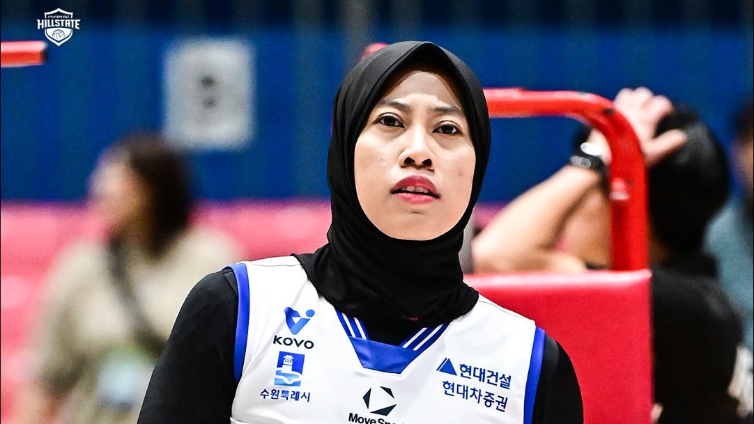 Megawati Hangestri saat berseragam Hyundai Hillstate.
