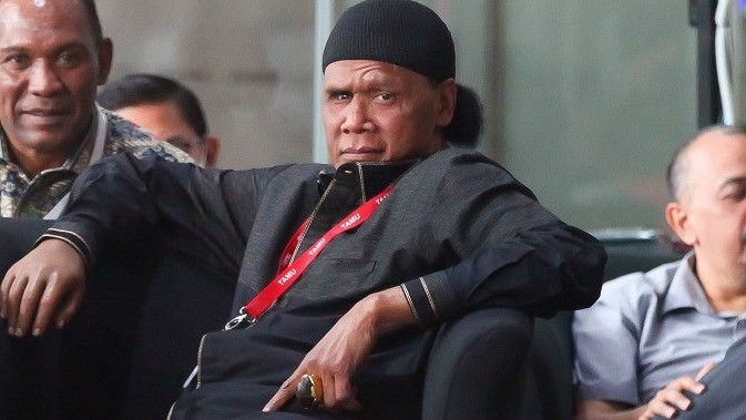 Ketua Umum Ormas GRIB Jaya, Rosario de Marshall alias Hercules.