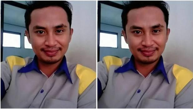 Foto Amaluddin Syarif yang menjadi ikon cover MP3 bajakan di era 2000-an