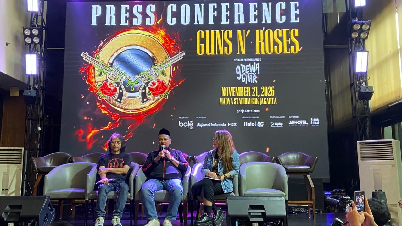 9 Dewa Gitar siap meriahkan konser Guns N’ Roses di Jakarta, hadirkan deretan legenda Rock Indonesia.