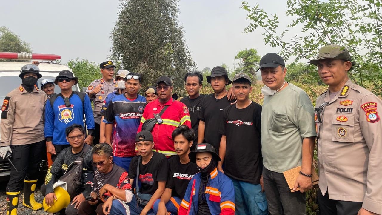 Tim Korsahli Mabes Polri pantau langsung Karhutla Kalsel