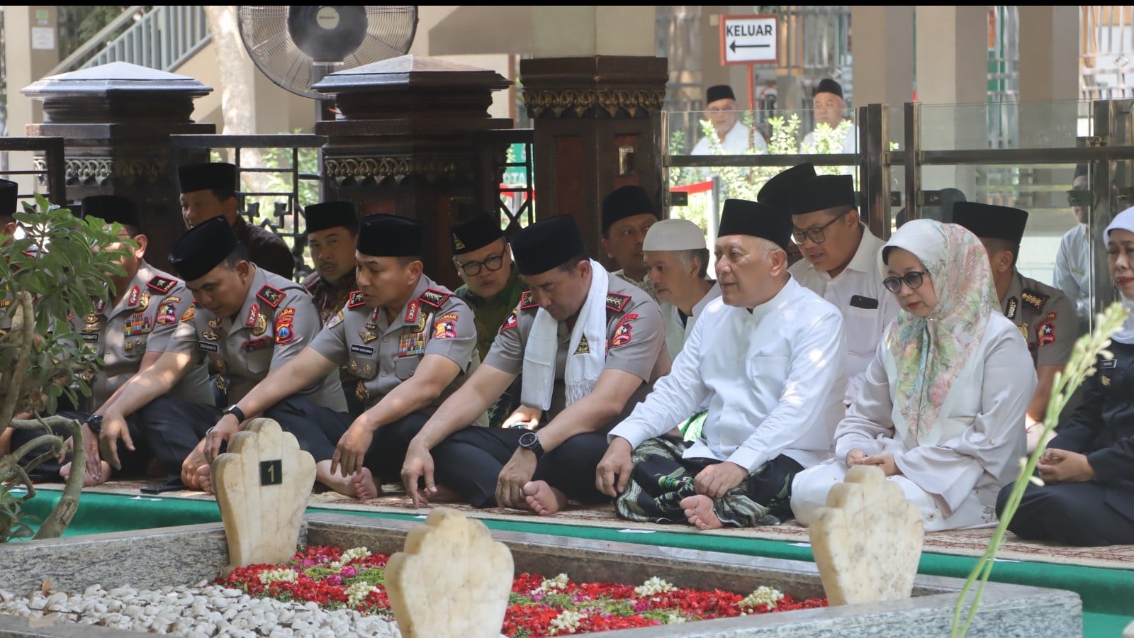 Kapolri mengunjungi Pondok Pesantren Tebuireng, Kabupaten Jombang.