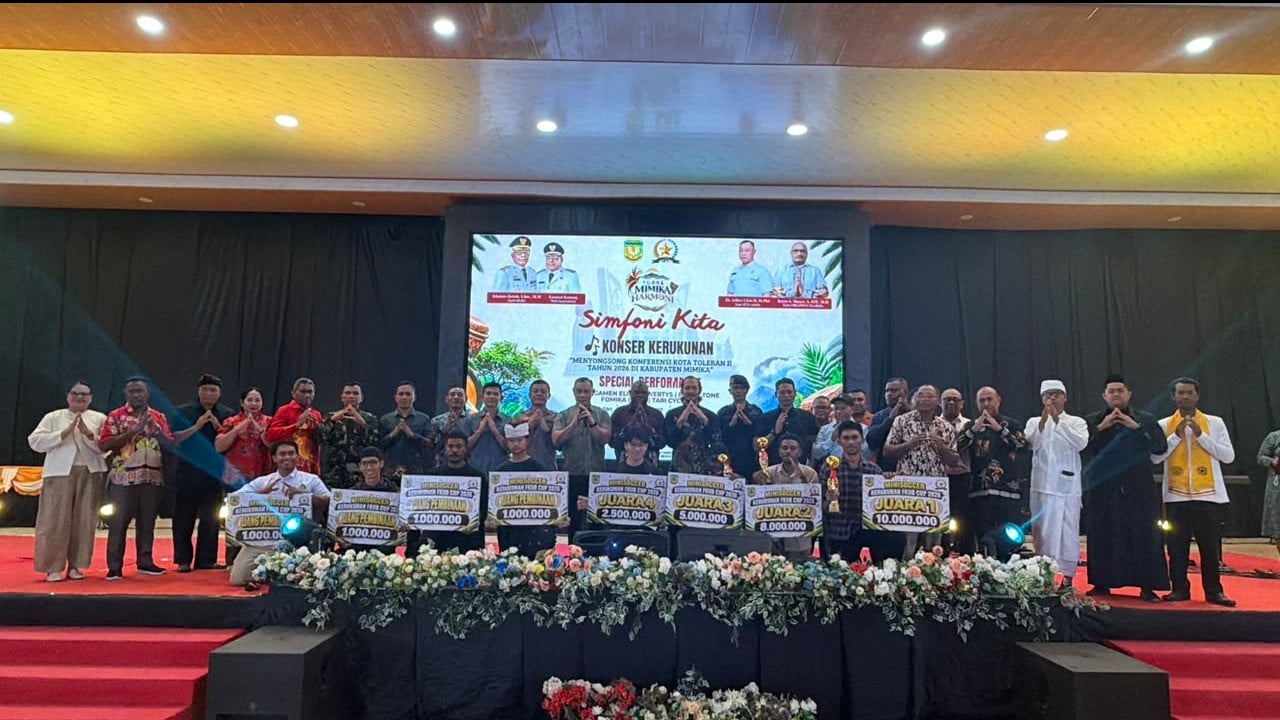 FKUB Mimika Gelar Konser Kerukunan di Gedung Tongkonan
