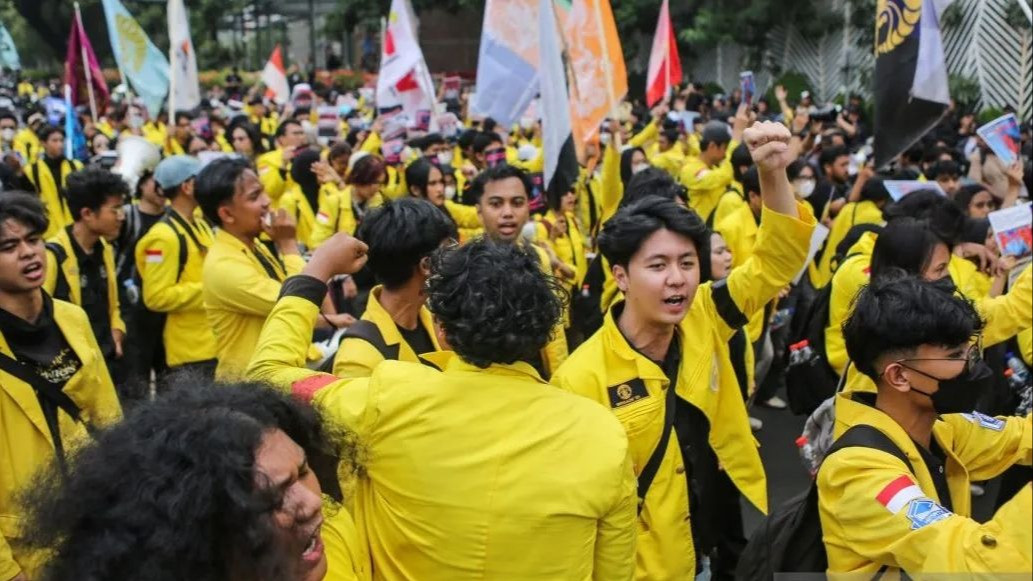 Ilustrasi demo hari ini