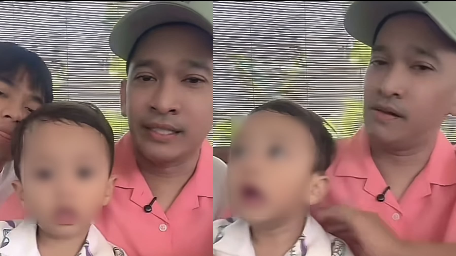 Ruben Onsu bersama anak angkatya, Betrand Peto dan Thayaka Putra Onsu