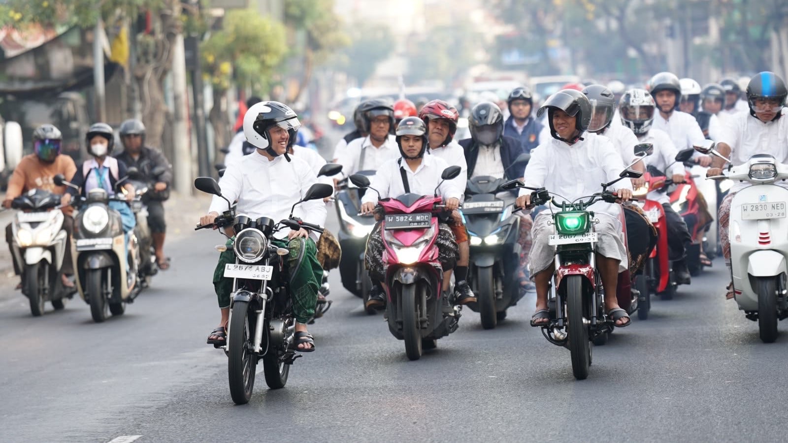 Motoran Santun di Sidoarjo, Santri Diajak Tertib Berlalu Lintas