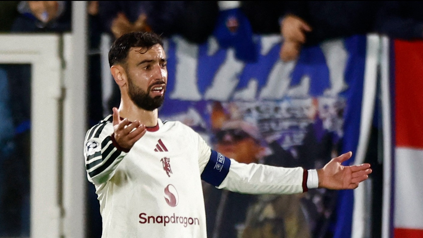 Pemain Manchester United (MU),  Bruno Fernandes