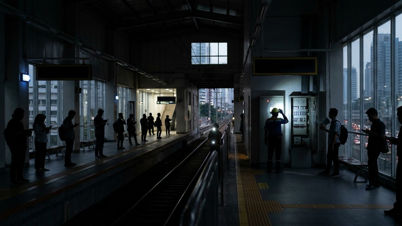 Stasiun Sudirman Mendadak Gelap saat Jam Pulang Kerja, KAI Ungkap Penyebab Listrik Padam 30 Menit
            - galeri foto