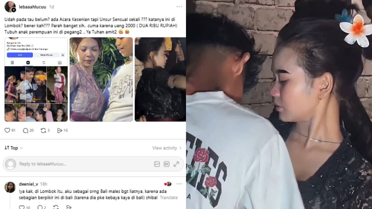 Viral acara kesenian di Lombok berunsur sensual