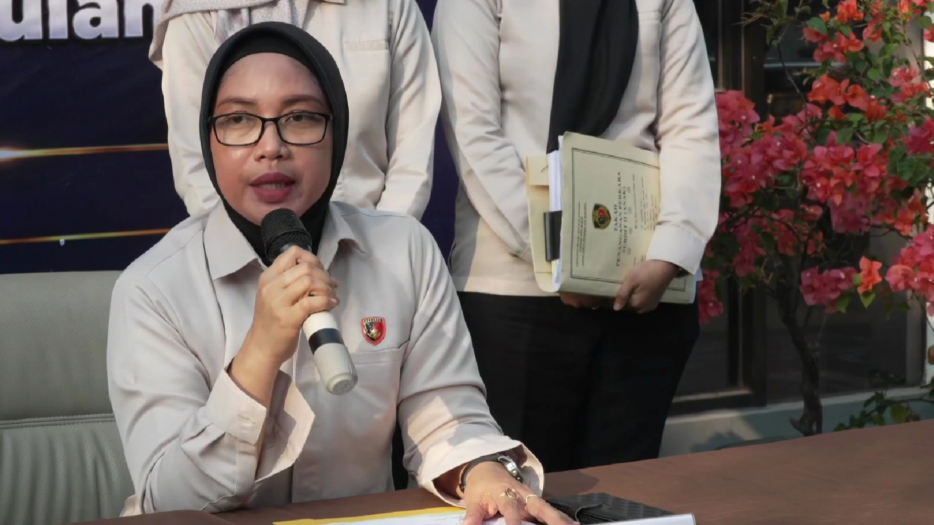 Dirres PPA dan PPO Polda Jabar Kombes Rumi Untari di Mapolda Jabar pada Kamis (22/10/2026).