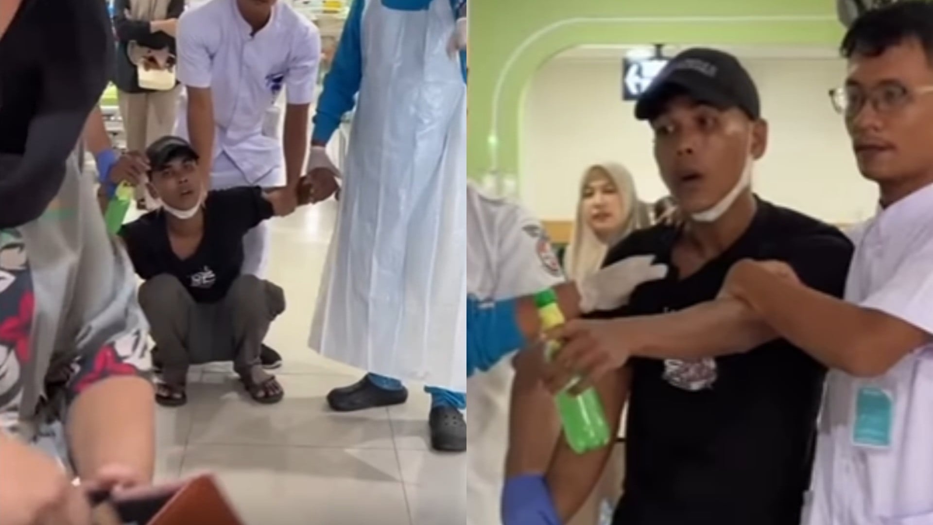 Pria diduga nekat mencuri di RSUD Drs. H. Amri Tambunan, Lubuk Pakam, Deli Serdang, Sumatera Utara