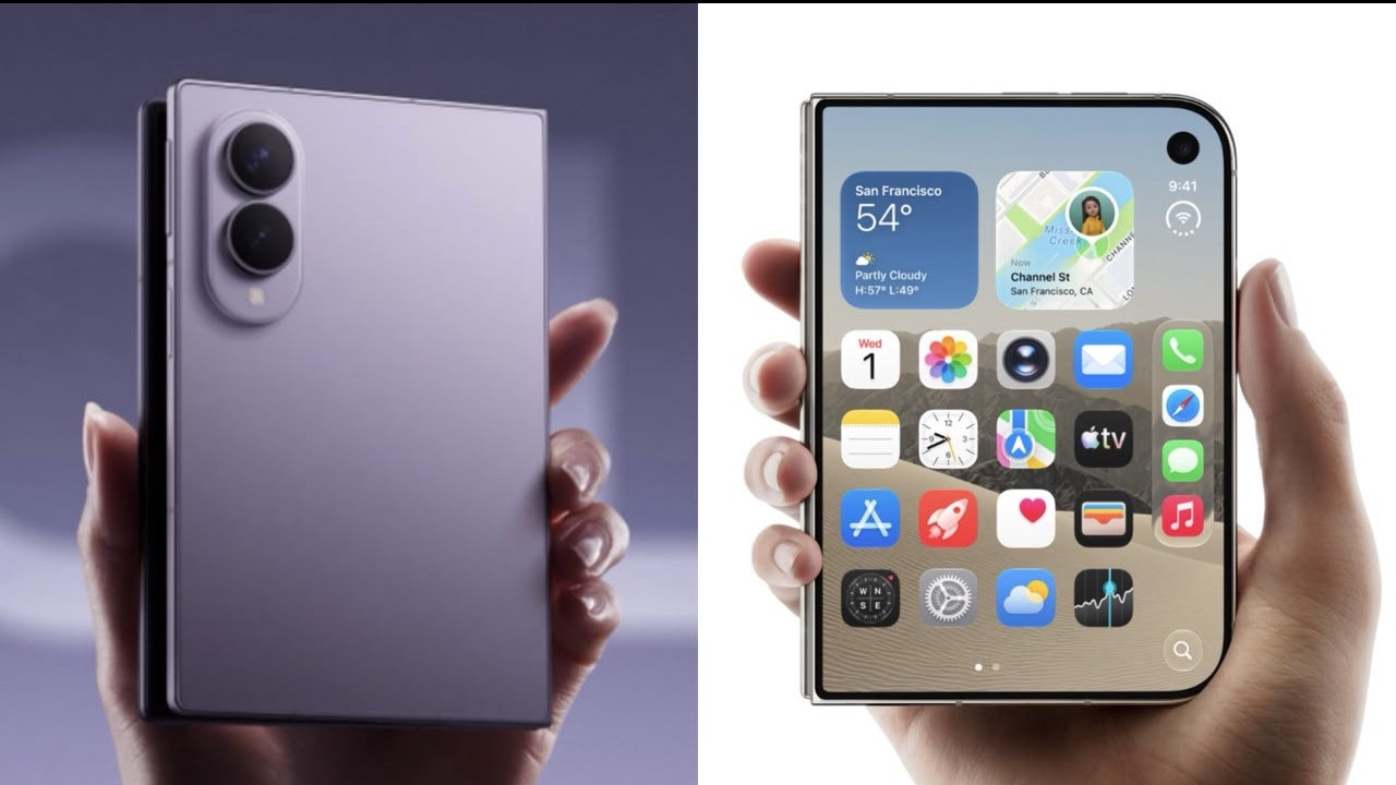 Perbandingan Samsung Galaxy Z Fold8 dan iPhone Duo