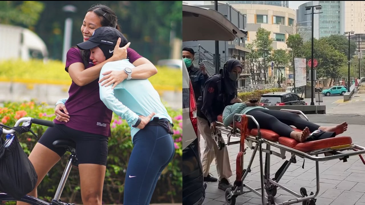 Viral! Pelari Ini Gagal Finis Jakarta Running Festival Gegara Kecelakaan H-5, Padahal Latihan 6 Bulan