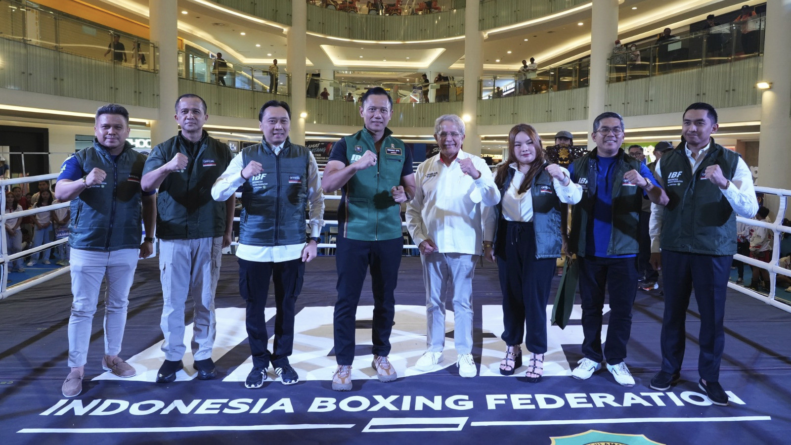 Menko AHY bersama PP Pertina di Kejurnas Tinju Amatir 2026