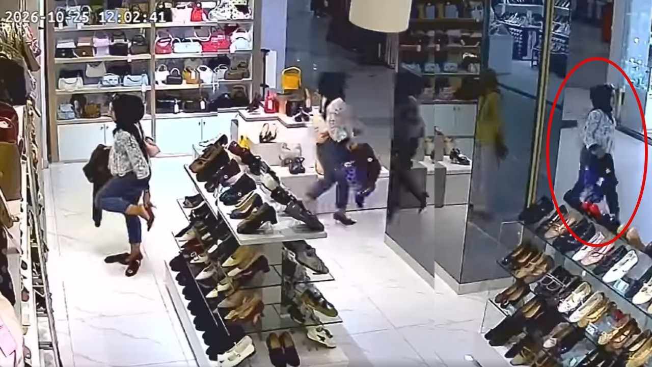 Viral wanita mencuri sepasang sepatu di Palembang, Sumatera Selatan