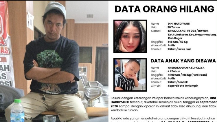 Tersangka pembunuhan istri siri dan anak kandung, DBH (34)