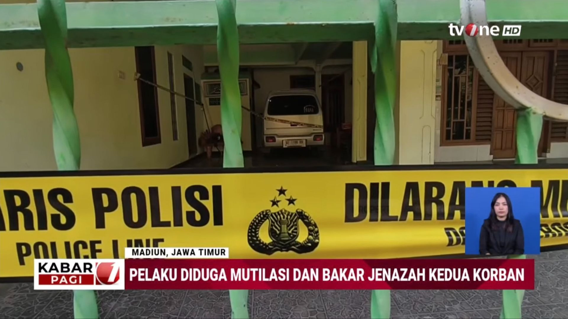Kondisi Rumah Tersangka Pembunuhan Ibu dan Anak di Madiun