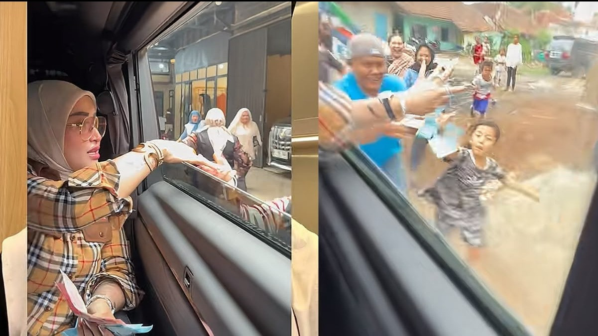 Siapa Mami Sinta yang Viral Usai Nyawer Uang dari Mobil?