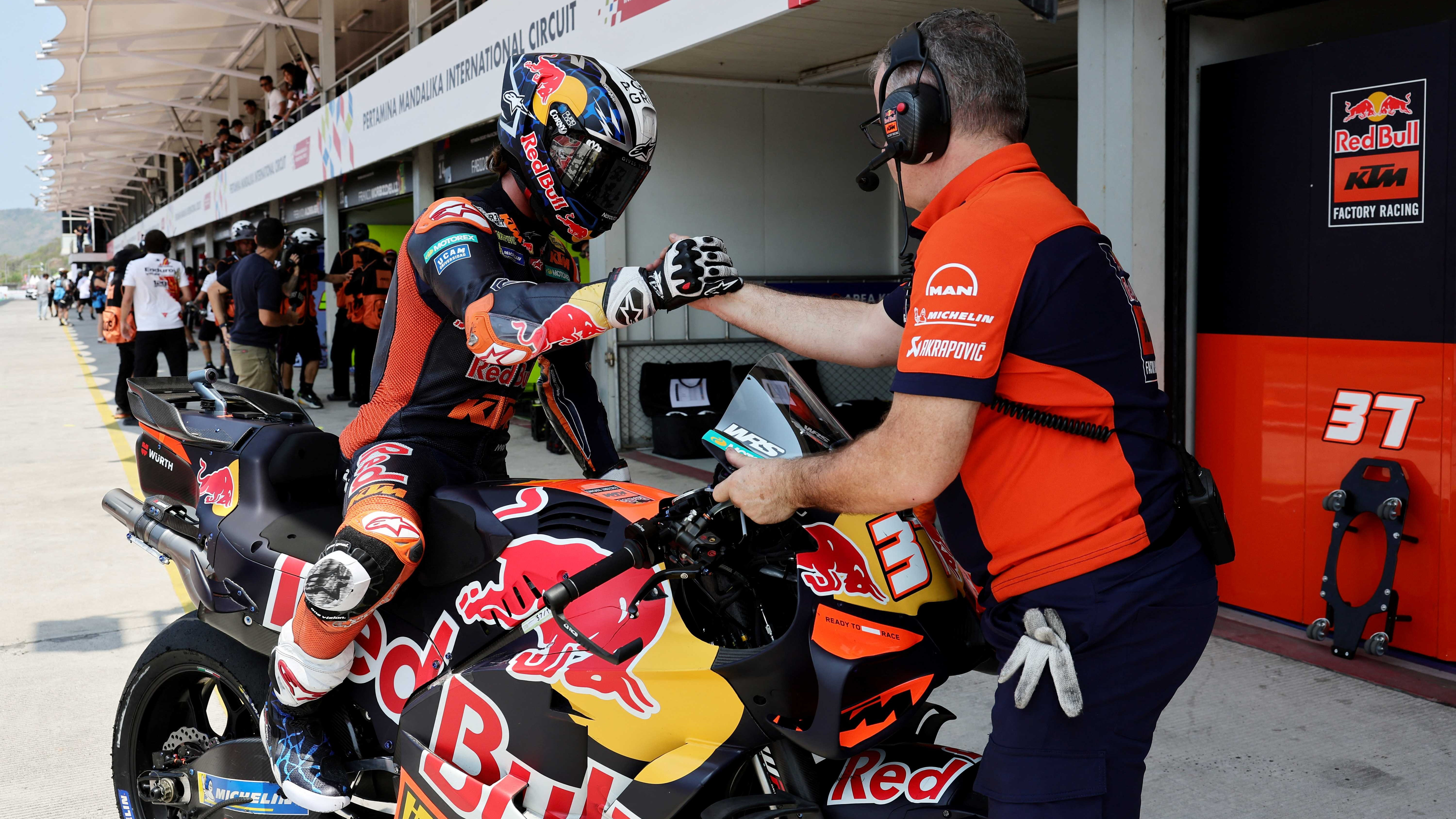 Pedro Acosta di MotoGP Indonesia 2026