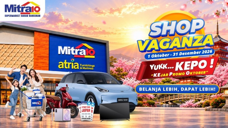 Shopvaganza dari Mitra10 Hadir di Akhir Tahun 2026