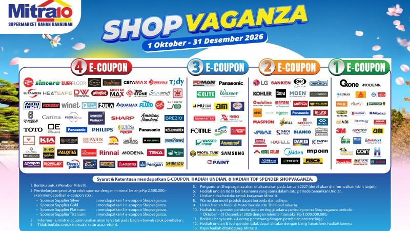Shopvaganza dari Mitra10 Hadir di Akhir Tahun 2026